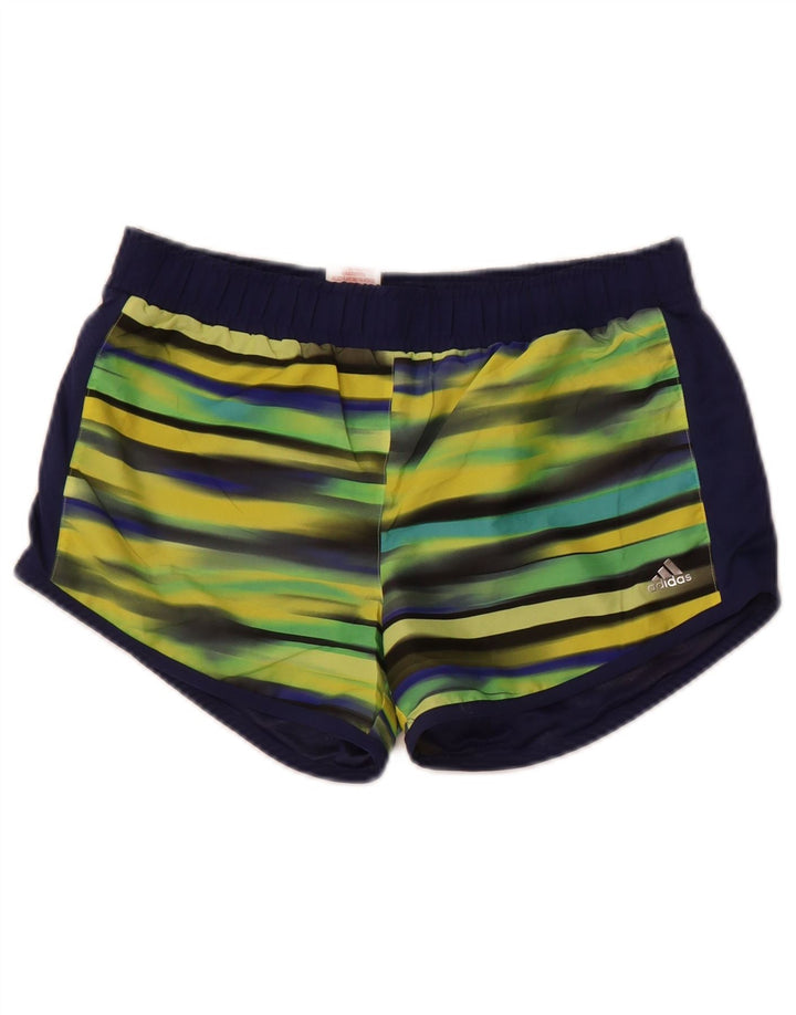 Adidas Short de Sport Garçon 11-12 ans Polyester Rayé Multicolore