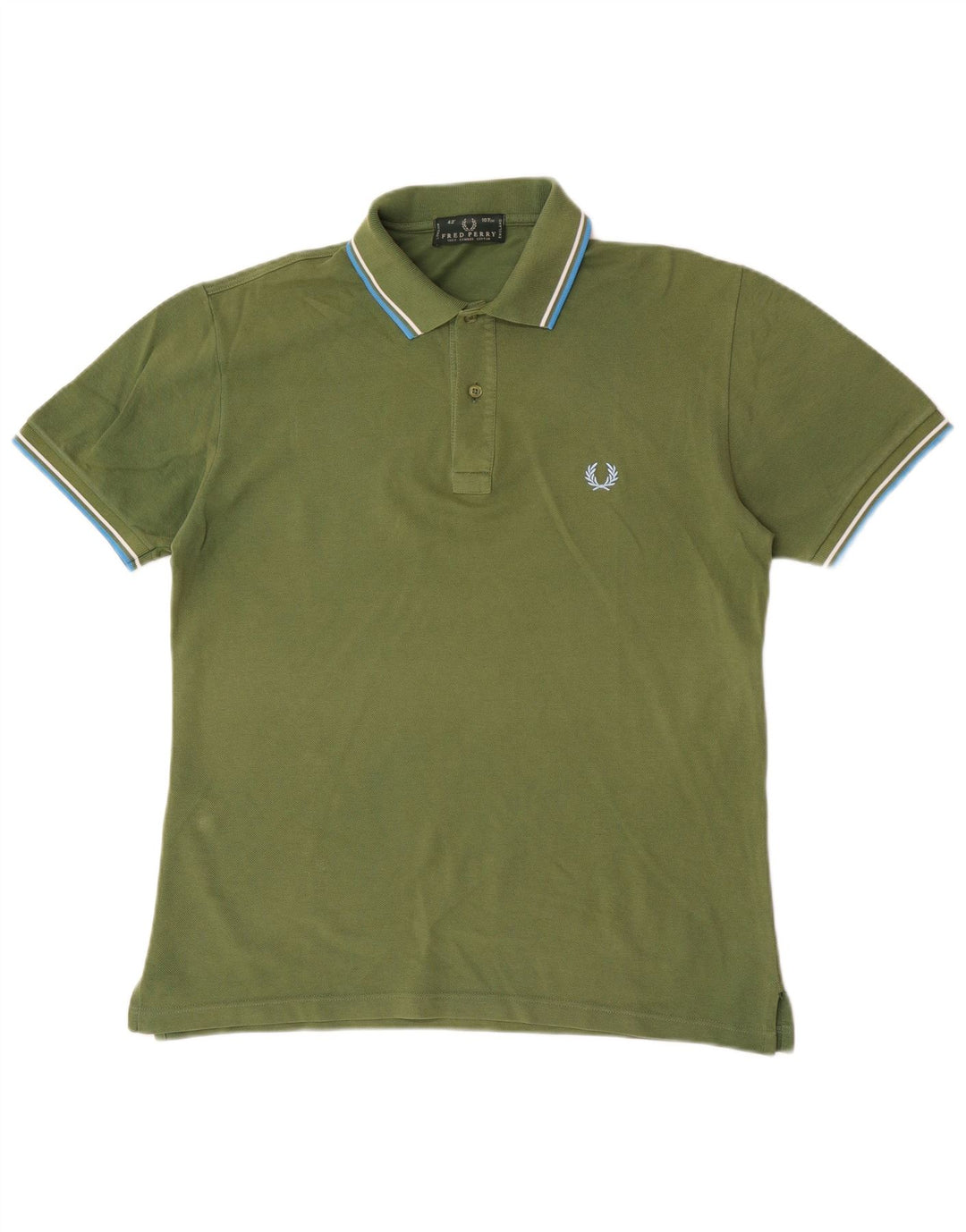 FRED PERRY Polo Homme Vert Moyen Coton