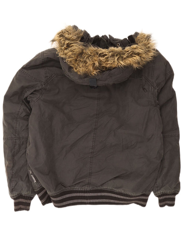O'Neill Veste à capuche Bomber Racer pour homme UK 40 Large Noir Coton