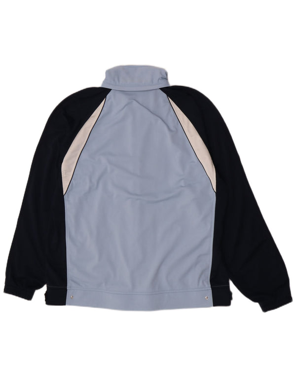 Champion Veste de survêtement pour homme Large Bleu Colorblock Polyester