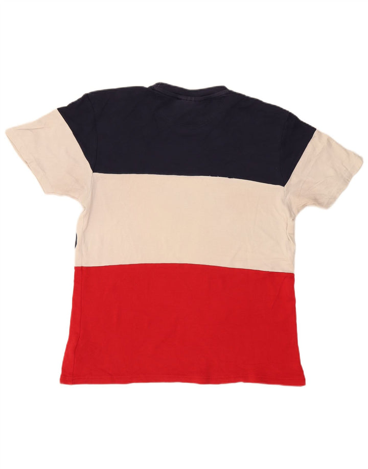 Fila T-Shirt Graphique Homme Multicolore Medium Coton Colorblock