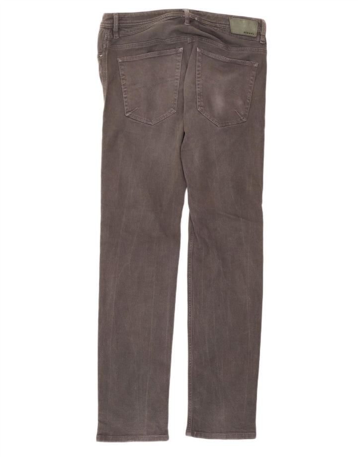 Diesel Jean Slim W36 L34 Homme Gris Coton