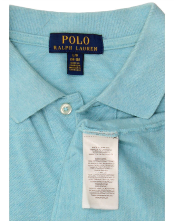 POLO RALPH LAUREN Polo Garçon 14-15 ans Grand Bleu Coton
