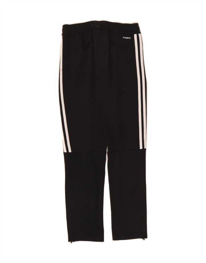 ADIDAS Boys Tracksuit Trousers 11-12 Years Black Polyester Vintage Adidas and Second-Hand Adidas from Messina Hembry 
