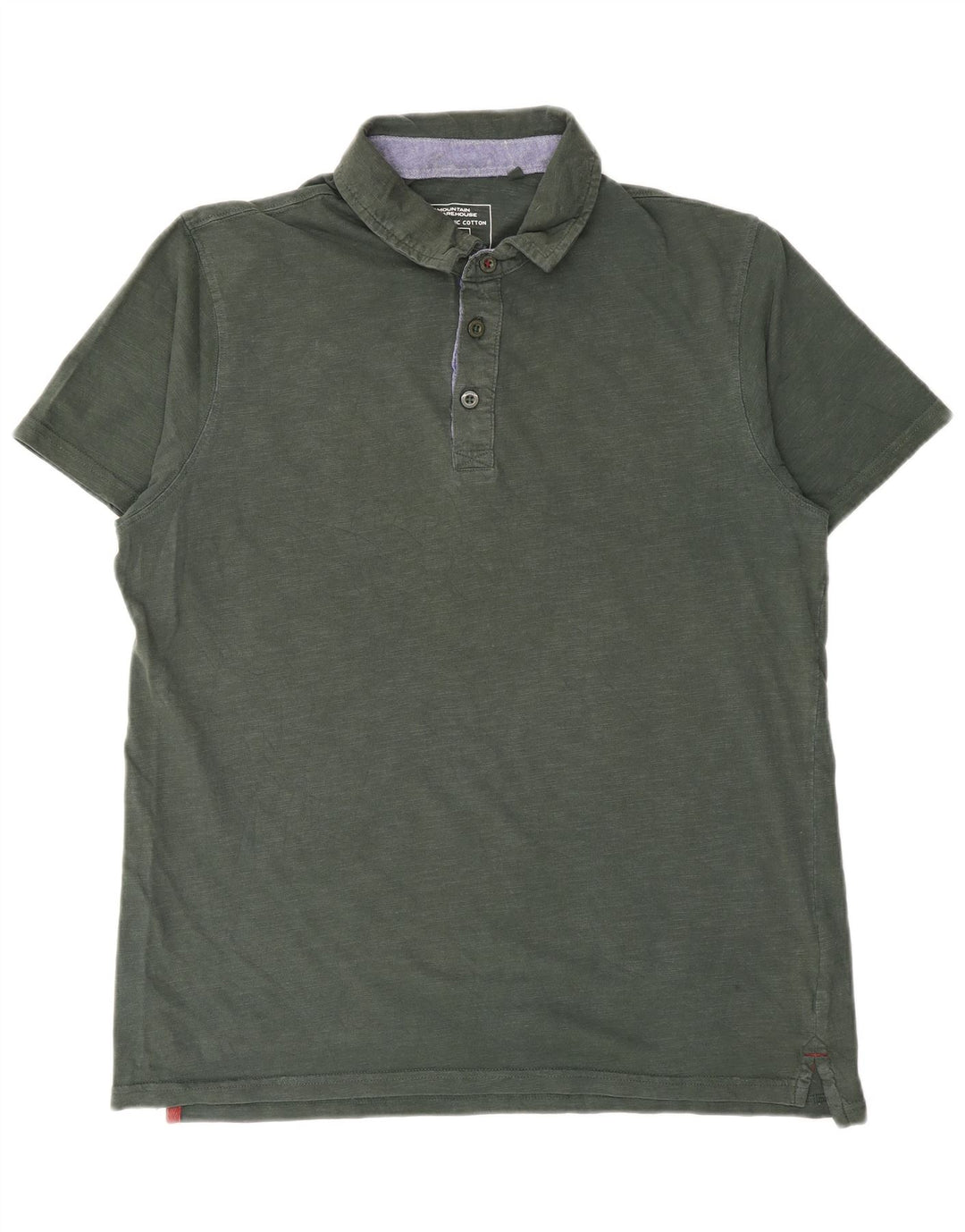 Mountain Warehouse Polo Homme Coton Kaki Moyen