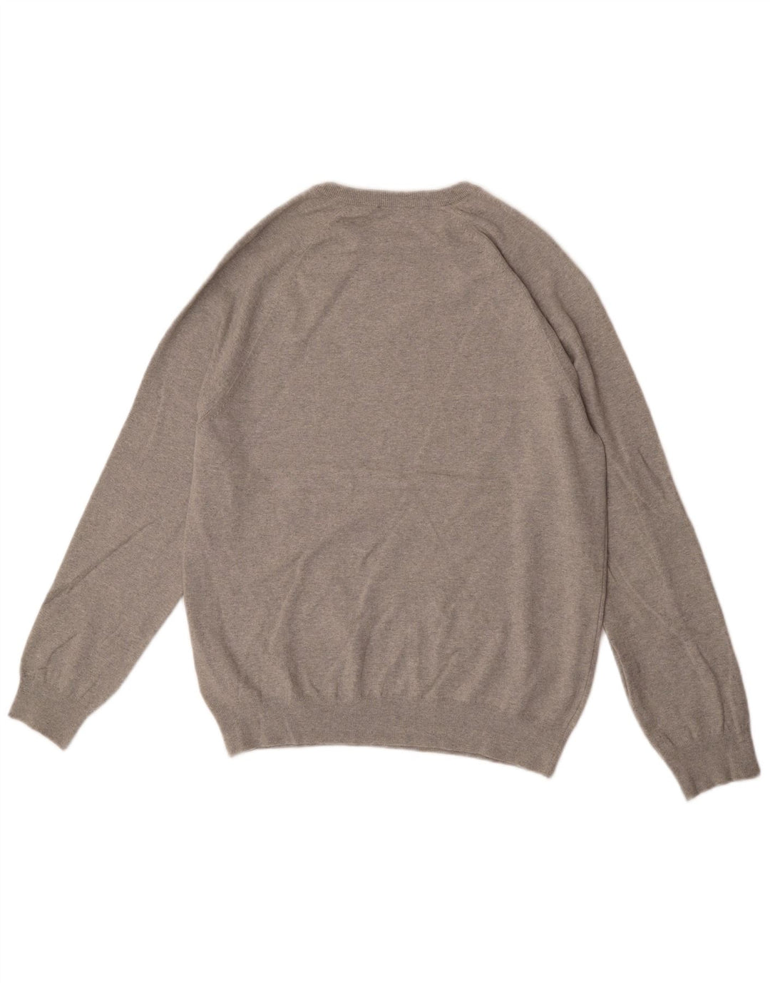 French Connection Pull Col Ras du Cou Homme Gris Moyen Coton
