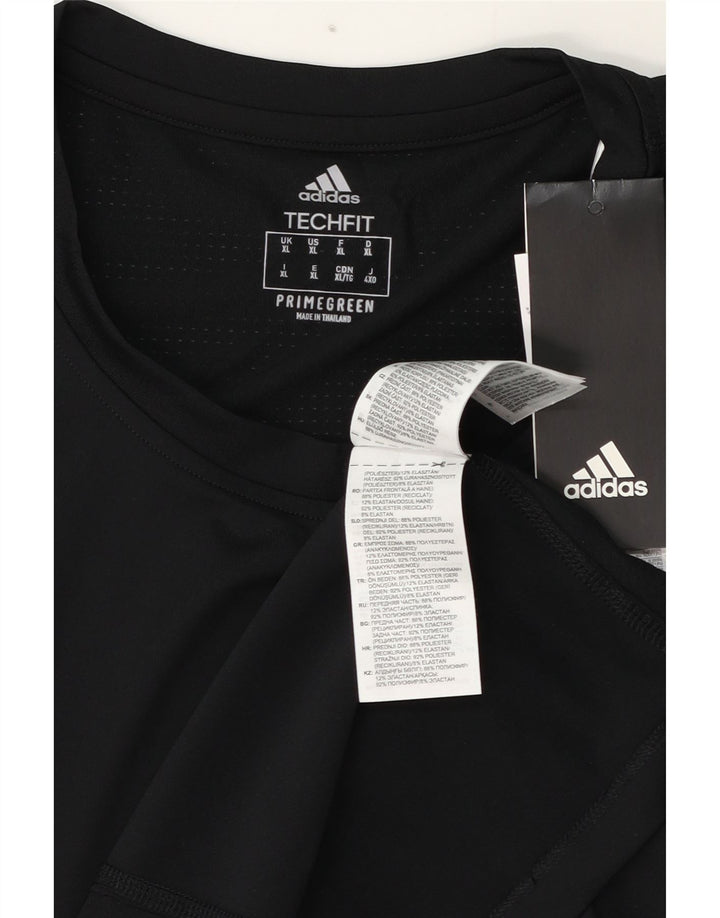Adidas T-Shirt Homme Haut Large Noir Polyester