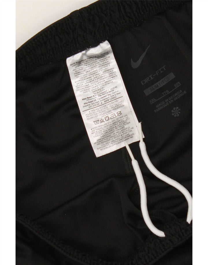 Nike Short de sport Dri Fit Slim pour homme 2XL Noir Polyester