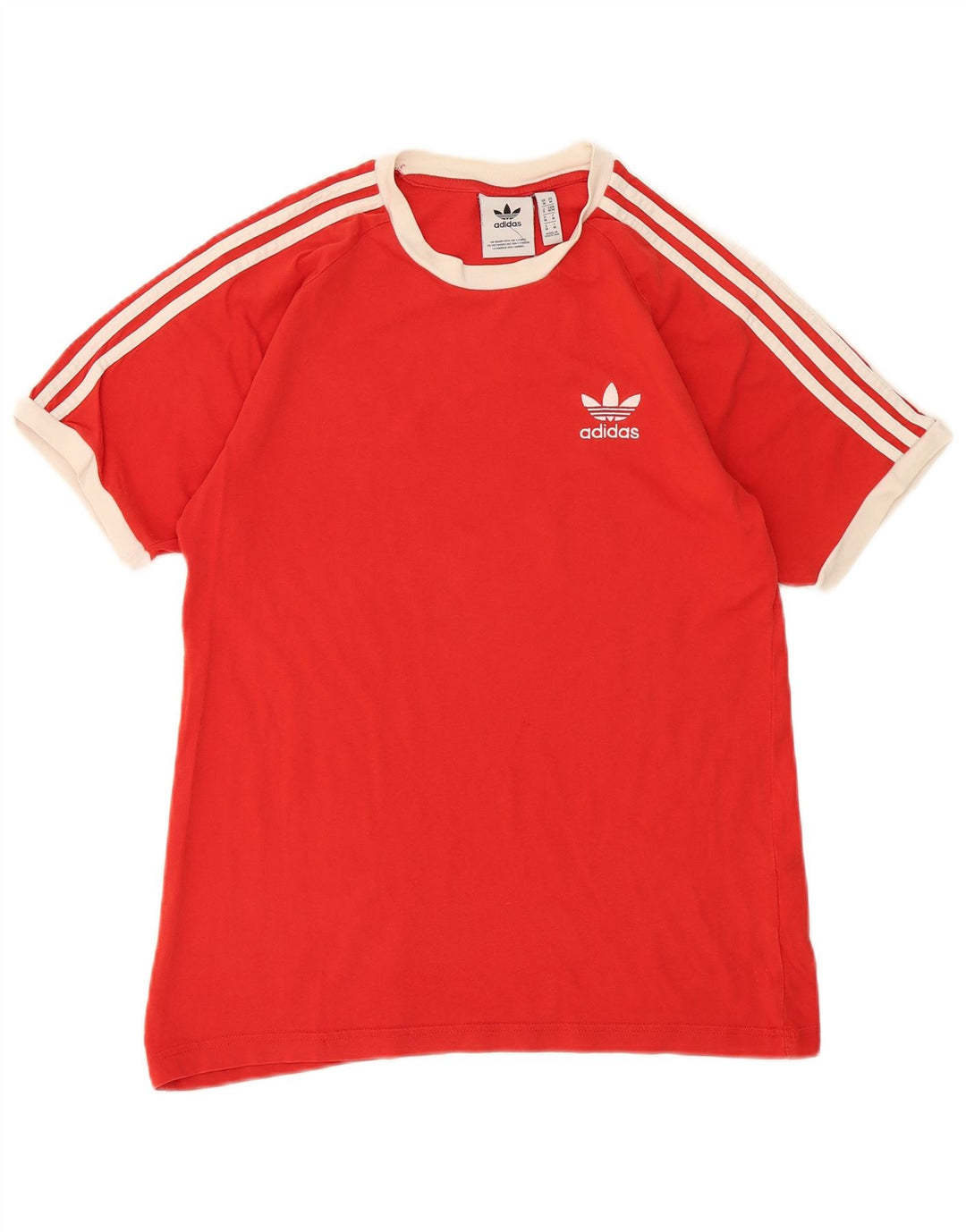 Adidas T-Shirt Homme Top Rouge Moyen Coton