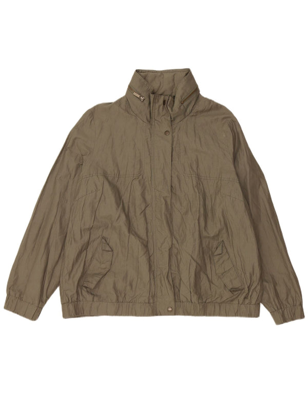Marks & Spencer Veste bomber à capuche pour femme UK 20 2XL Coton kaki