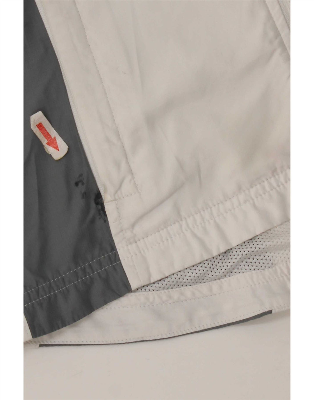 Adidas Veste de survêtement pour femme UK 10 Small Gris Colorblock
