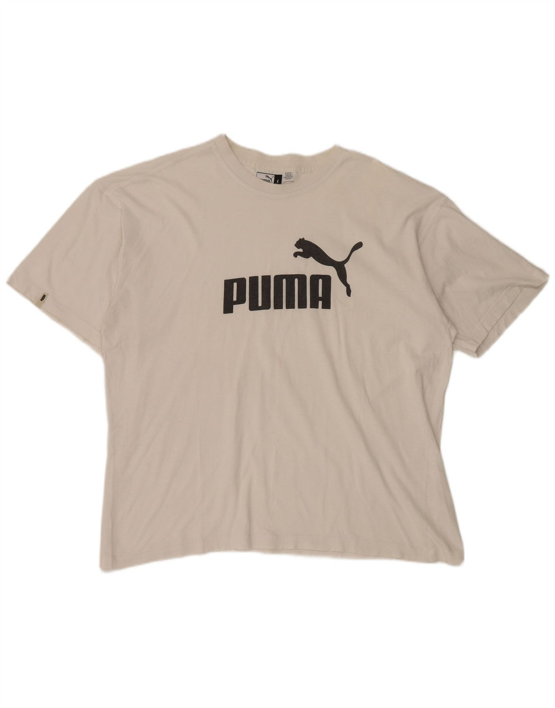PUMA T-Shirt Graphique Homme Grand Blanc