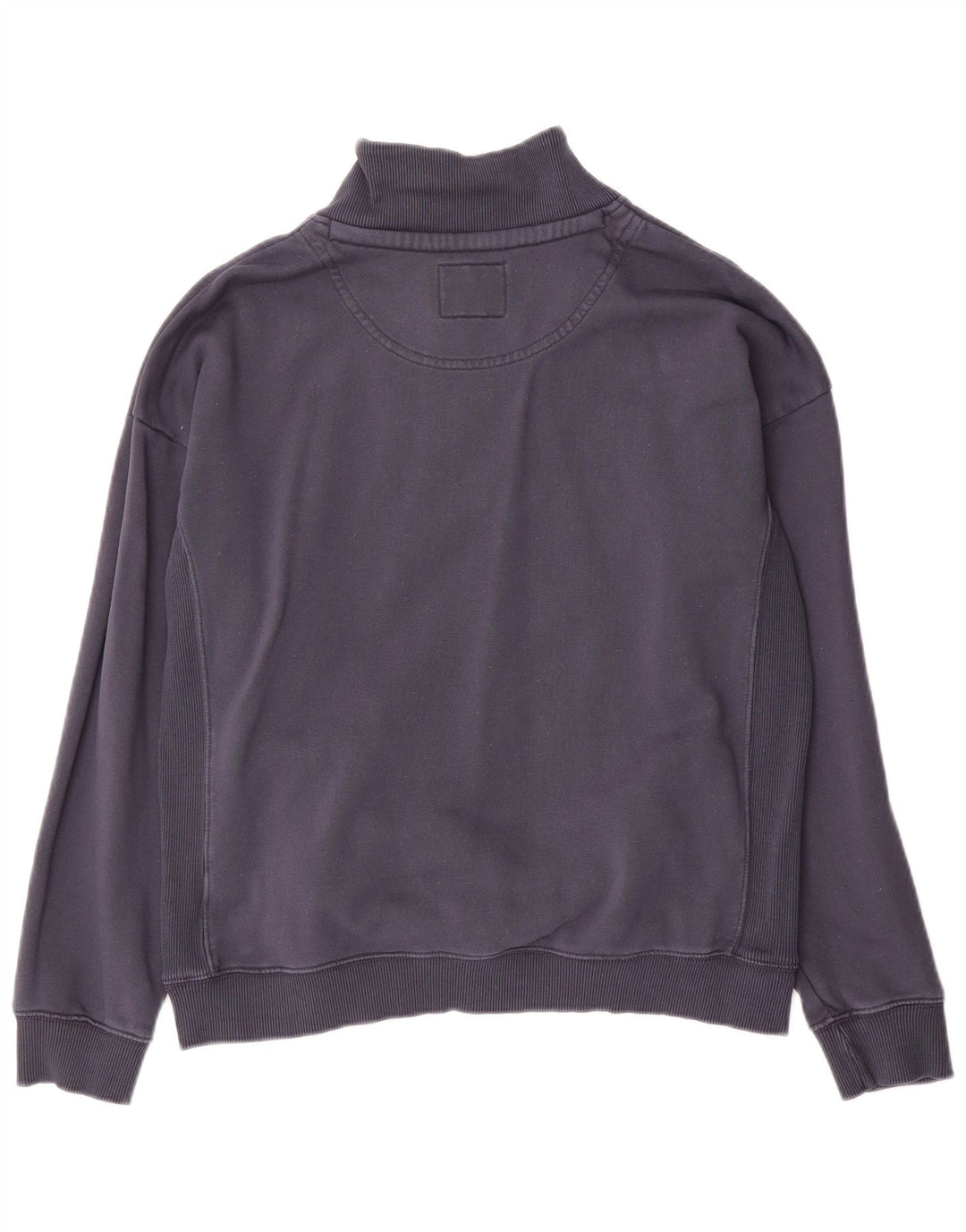 Fat Face Sweat-Shirt Col Zippé Homme Bleu Marine Moyen