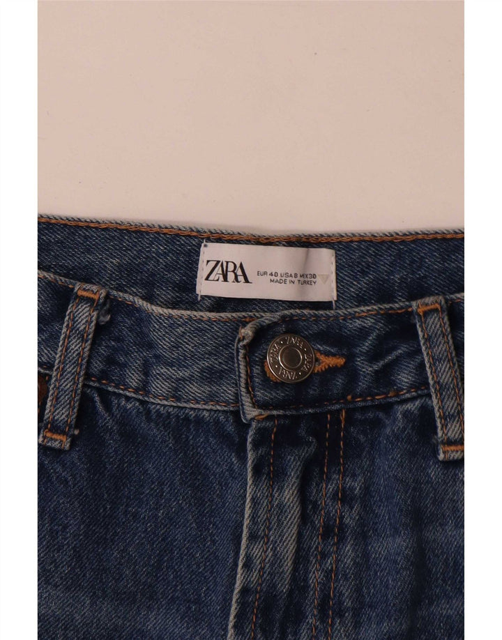 Zara Short en jean pour femme EU 40 Medium W30 Bleu