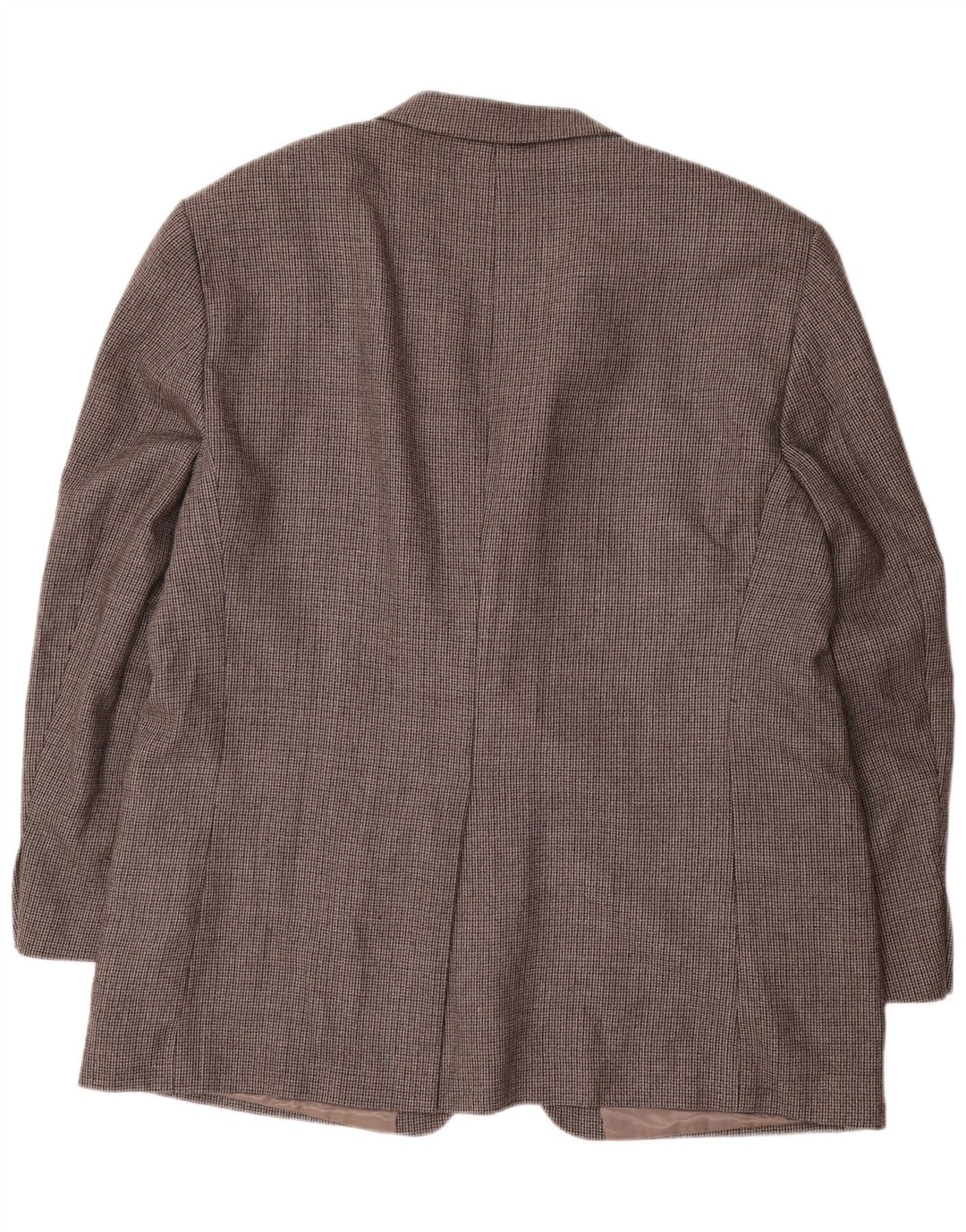 Chaps Veste Blazer 2 Boutons Homme Taille 48 3XL Gris Pied-de-Poule Laine