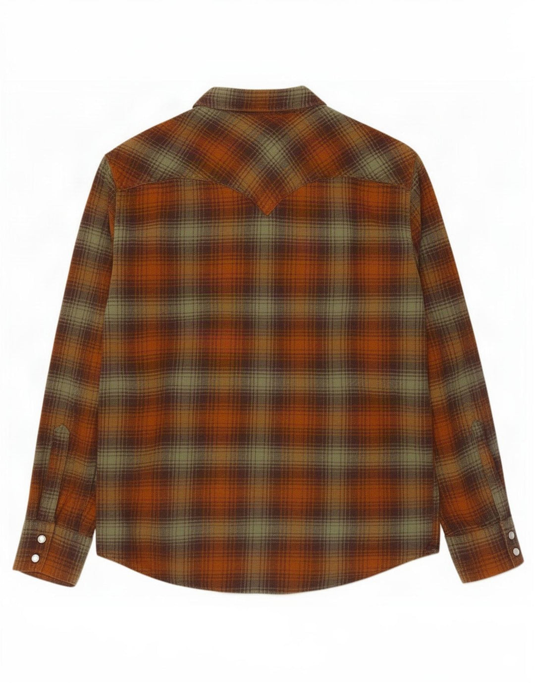 Levi's Chemise Flannel Homme Marron Moyen Plaid Cotton