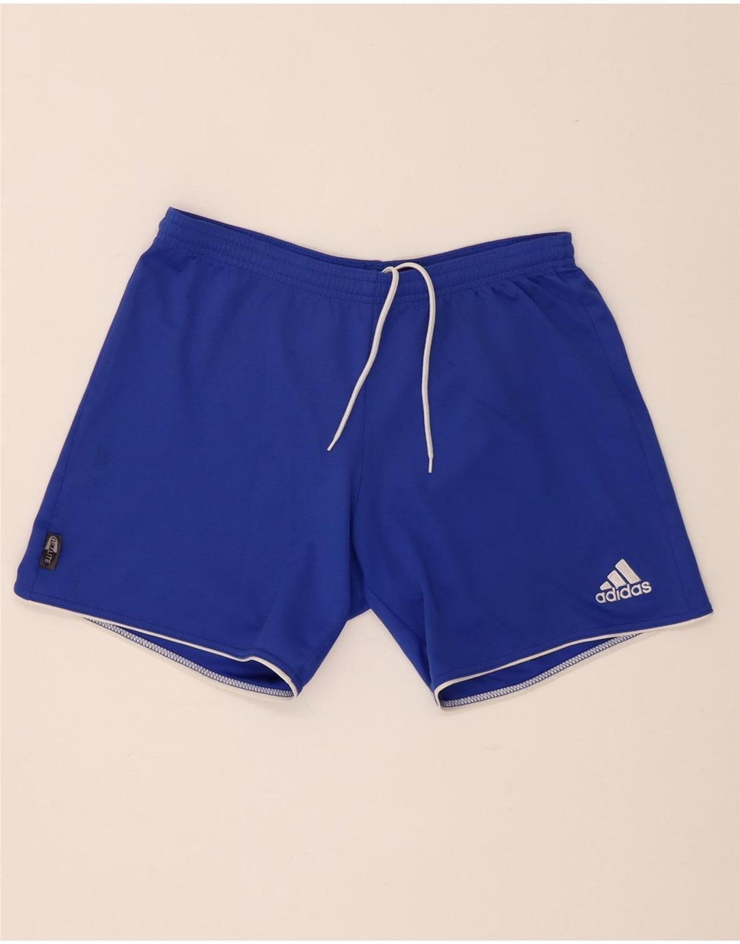 Adidas Short de sport Climalite pour homme Petit Bleu Polyester