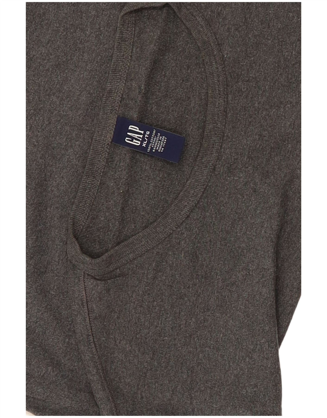 Gap T-Shirt Homme Top XL Gris Coton