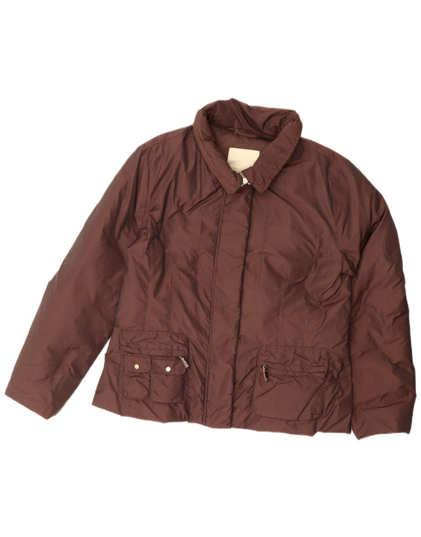 Henry Cottons Veste matelassée pour femme IT 54 3XL Marron Polyester