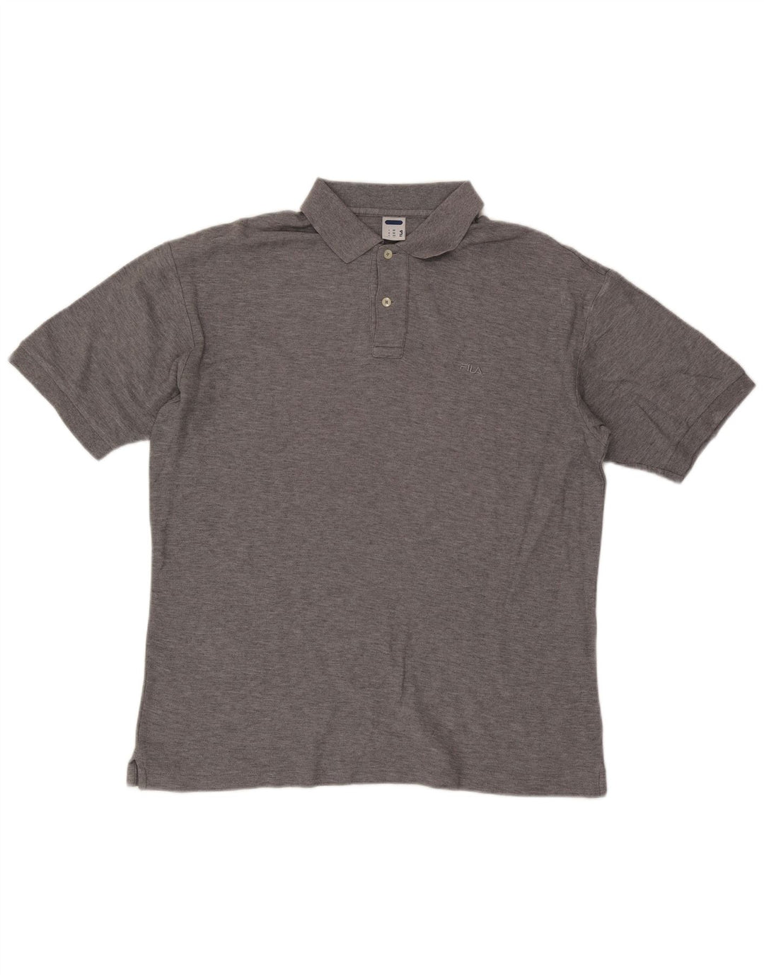 Fila Polo Homme Gris Moyen Moucheté Coton