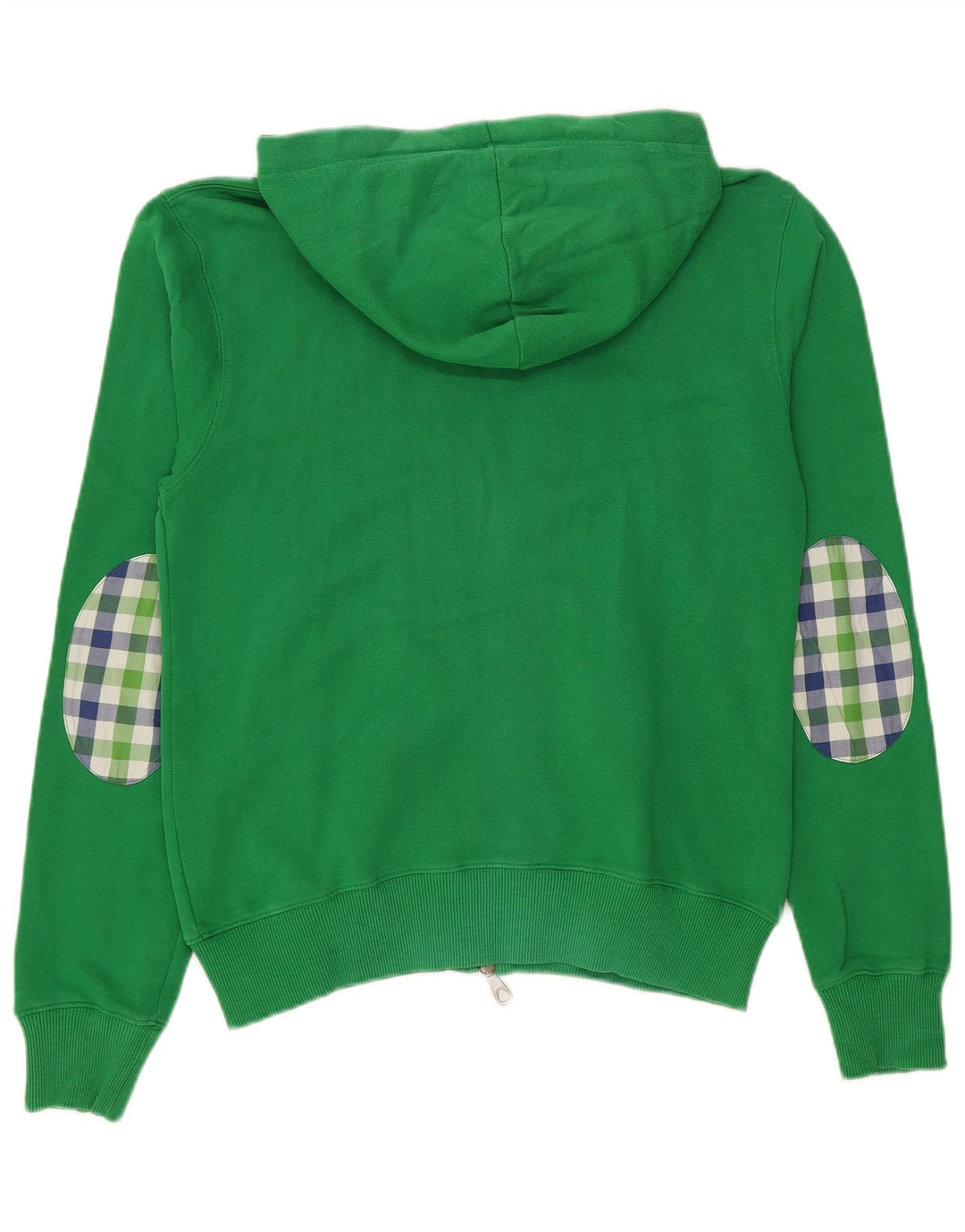 Sundek Pull à capuche zippé pour homme en coton vert moyen