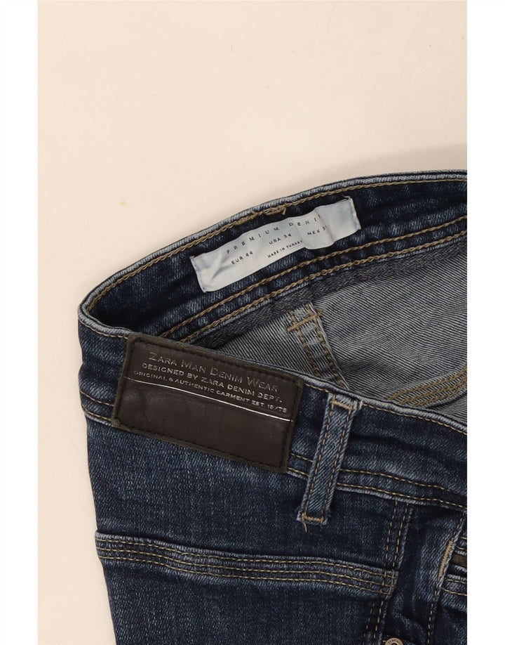 Zara Jean Slim Homme EU 44 Large W34 L31 Bleu