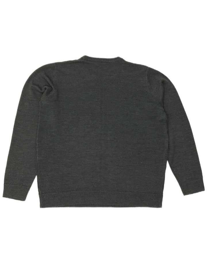 JAMES PRINGLE Pull ras du cou pour homme, grand, vert, acrylique