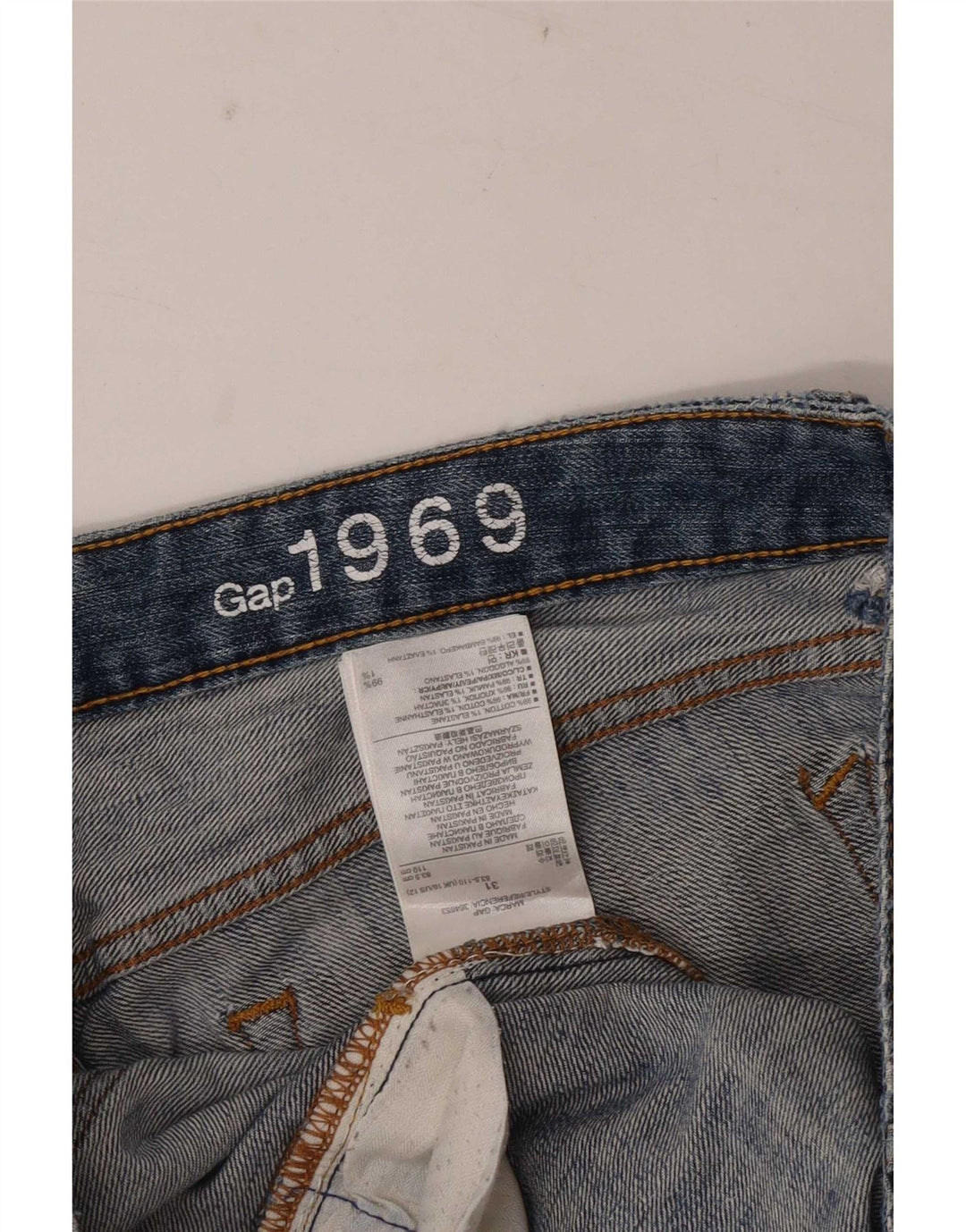 Jean Bootcut Femme Gap W31 L28 Bleu Coton