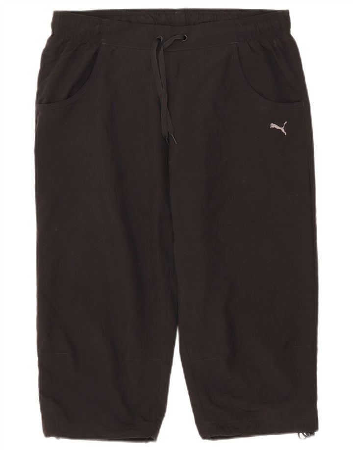 Puma Pantalon de Survêtement Capri Femme UK 12 Medium Noir Polyester