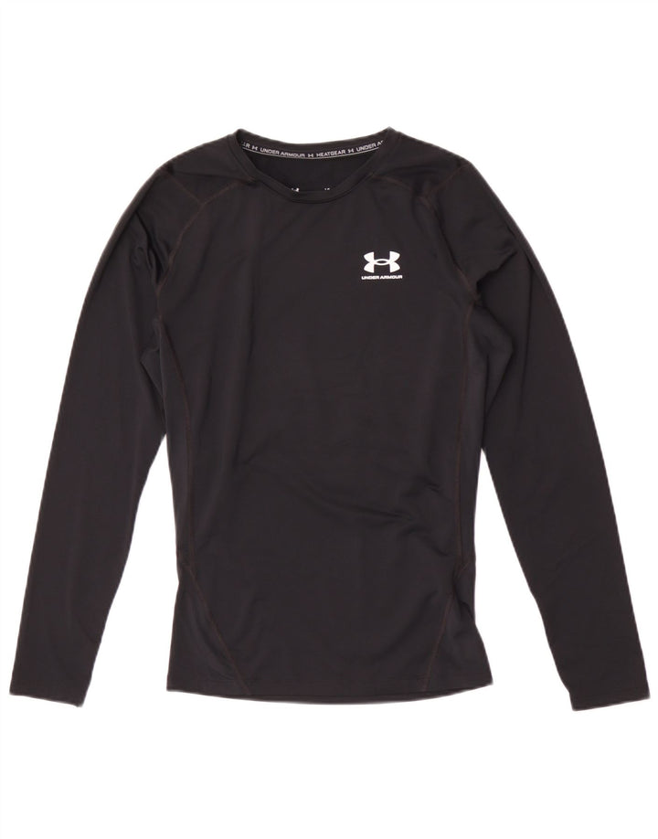 Under Armour Heat Gear Haut à manches longues pour homme en polyester Noir Taille L