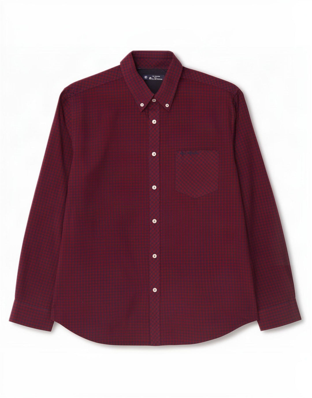Ben Sherman Chemise Homme XL Rouge Vichy Coton
