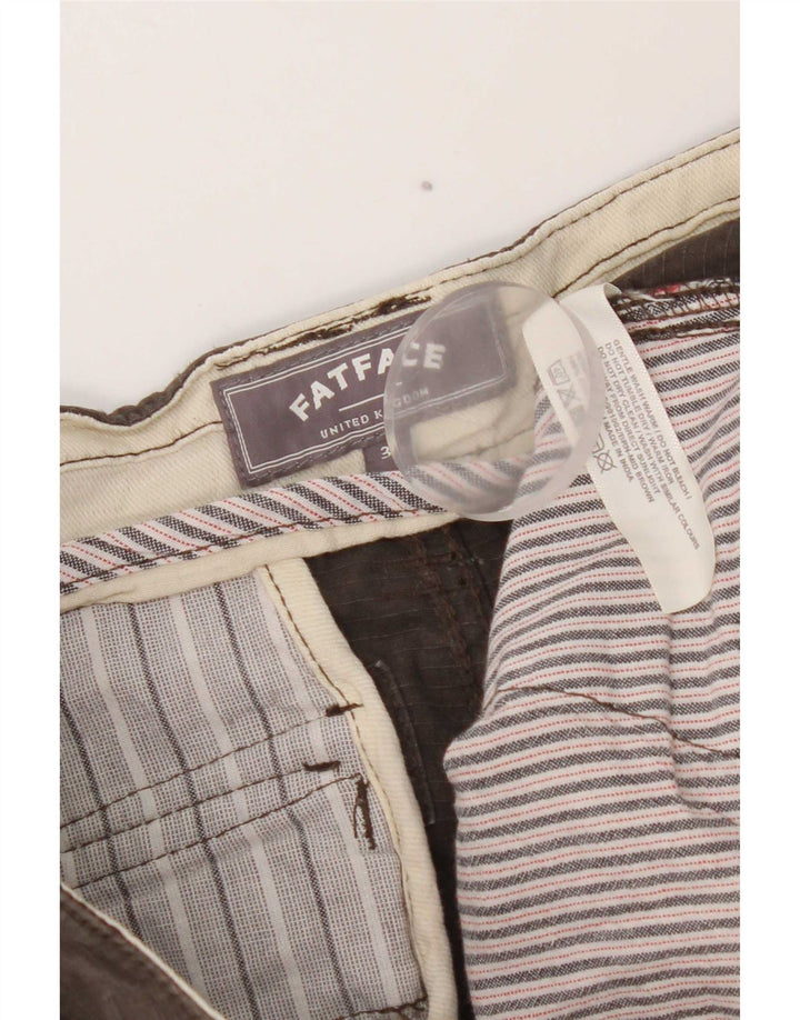 Fat Face Bermuda Cargo Homme W32 Gris Moyen Coton