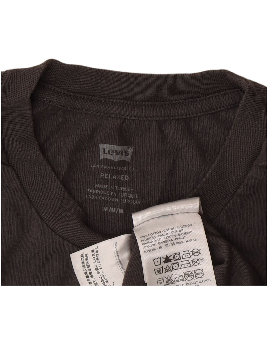 Levi's Tee-Shirt Relaxed Graphic Homme Gris Moyen Coton