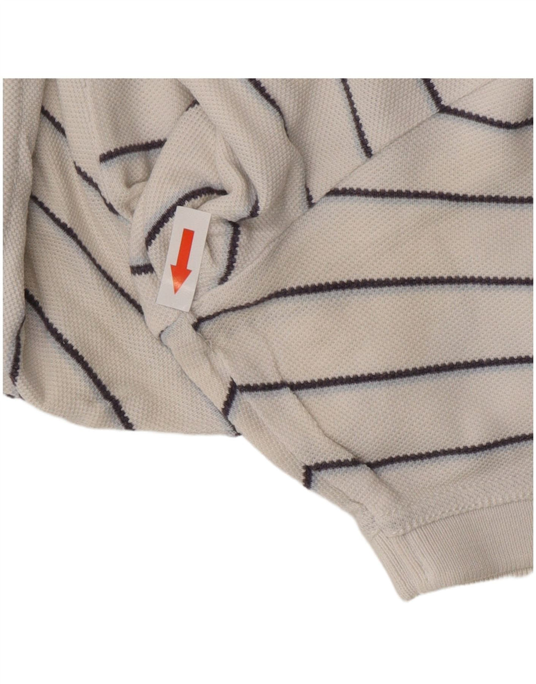 TOMMY HILFIGER Polo Classique Homme Grand Coton Rayé Blanc