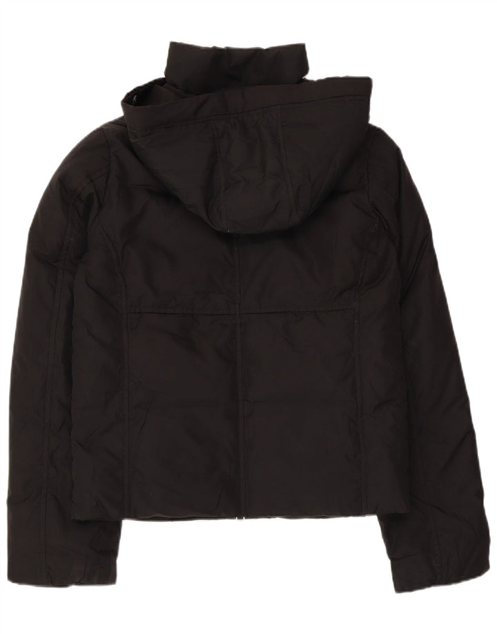 Gap Veste coupe-vent à capuche pour femme UK 6 XS Noir Polyester