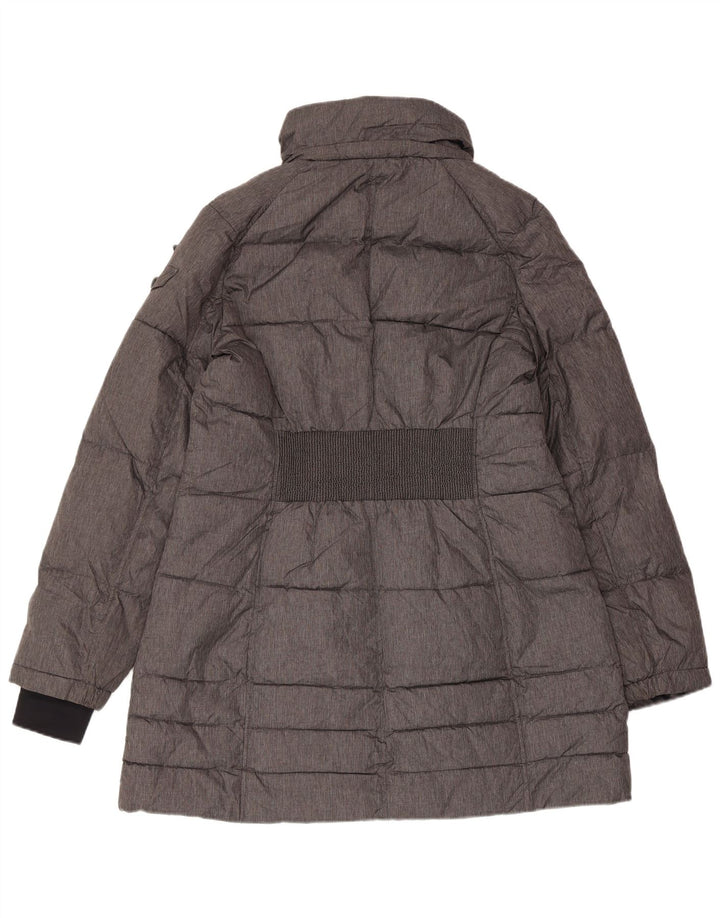 Nautica Manteau rembourré pour femme UK 16 Large Gris Nylon