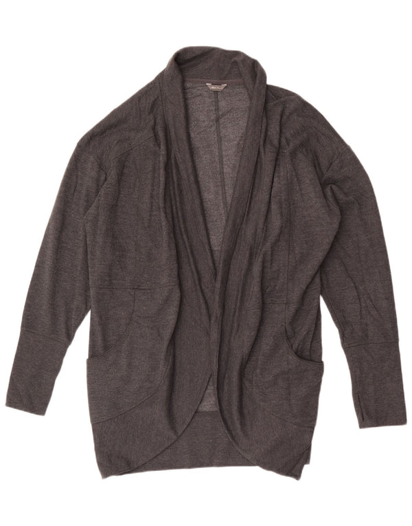 Eddie Bauer Pull cardigan ouvert surdimensionné pour femme UK 18 XL Gris