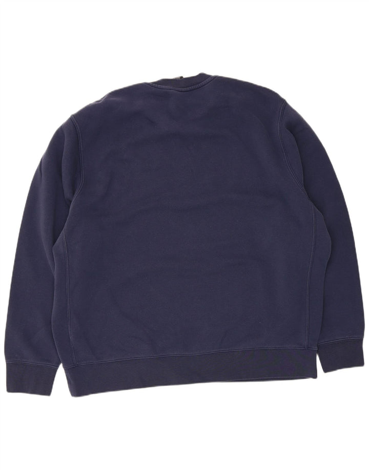 Nike Homme Sweatshirt Jumper XL Bleu Marine Coton