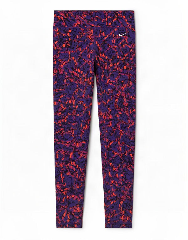 Nike Legging Dri Fit pour femme UK 4 XS Violet camouflage