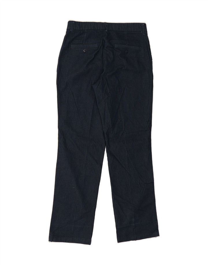 LEE Womens Mid Rise Chino Trousers US 8 Medium W30 L30 Navy Blue Vintage Lee and Second-Hand Lee from Messina Hembry 