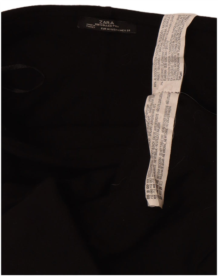 Jupe Crayon Femme Zara Medium W28 Coton Noir