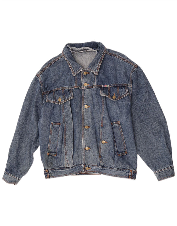 MONTANA Veste en jean pour homme UK 40 Large Bleu