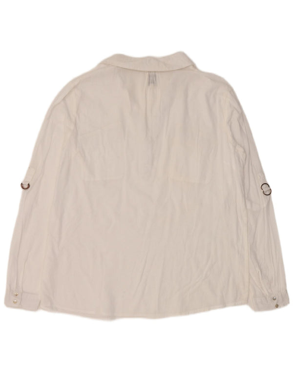 Chemise pull femme vintage EU 44 XL Blanc