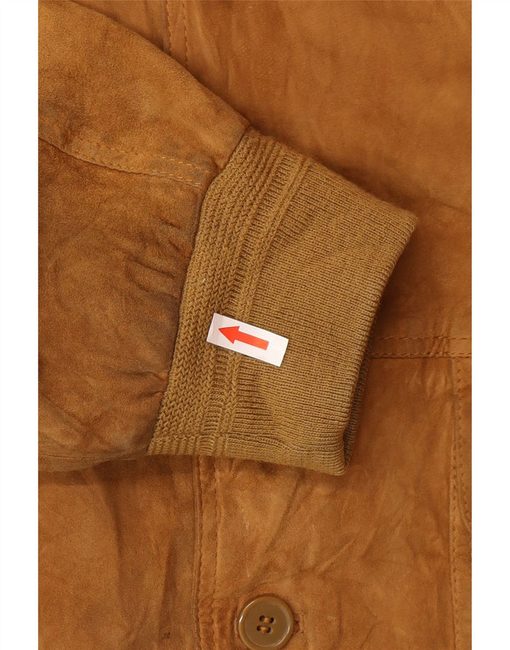 Conbipel Veste en Daim Homme Taille 58 2XL Cuir Beige