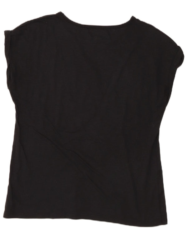 Guru T-shirt graphique pour femme UK 18 XL Noir Coton