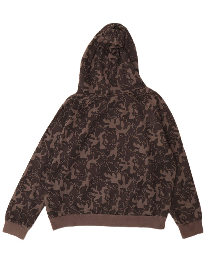 Mistral Pull à capuche surdimensionné graphique pour femme UK 14 Gris moyen Camouflage