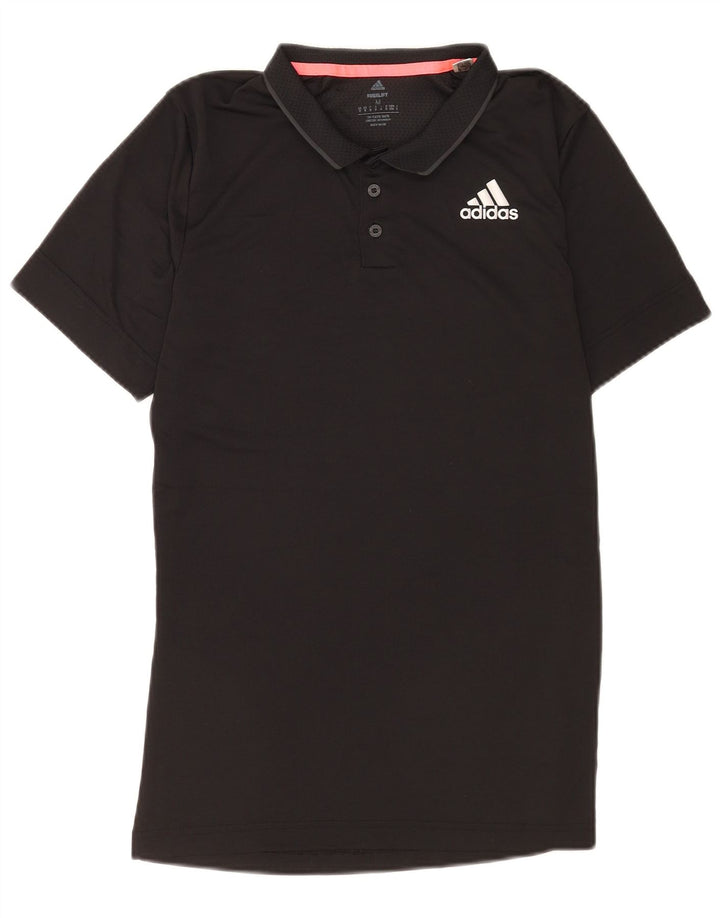 Adidas Polo coupe classique pour homme Noir moyen Polyester