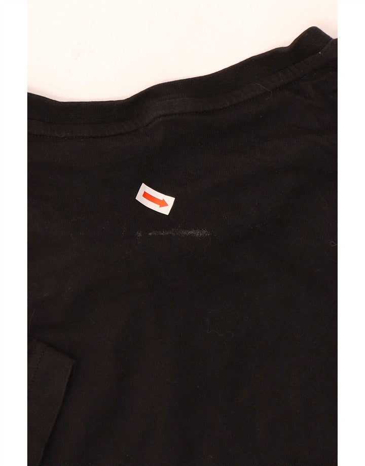 Puma T-shirt graphique pour homme, petit, noir, coton