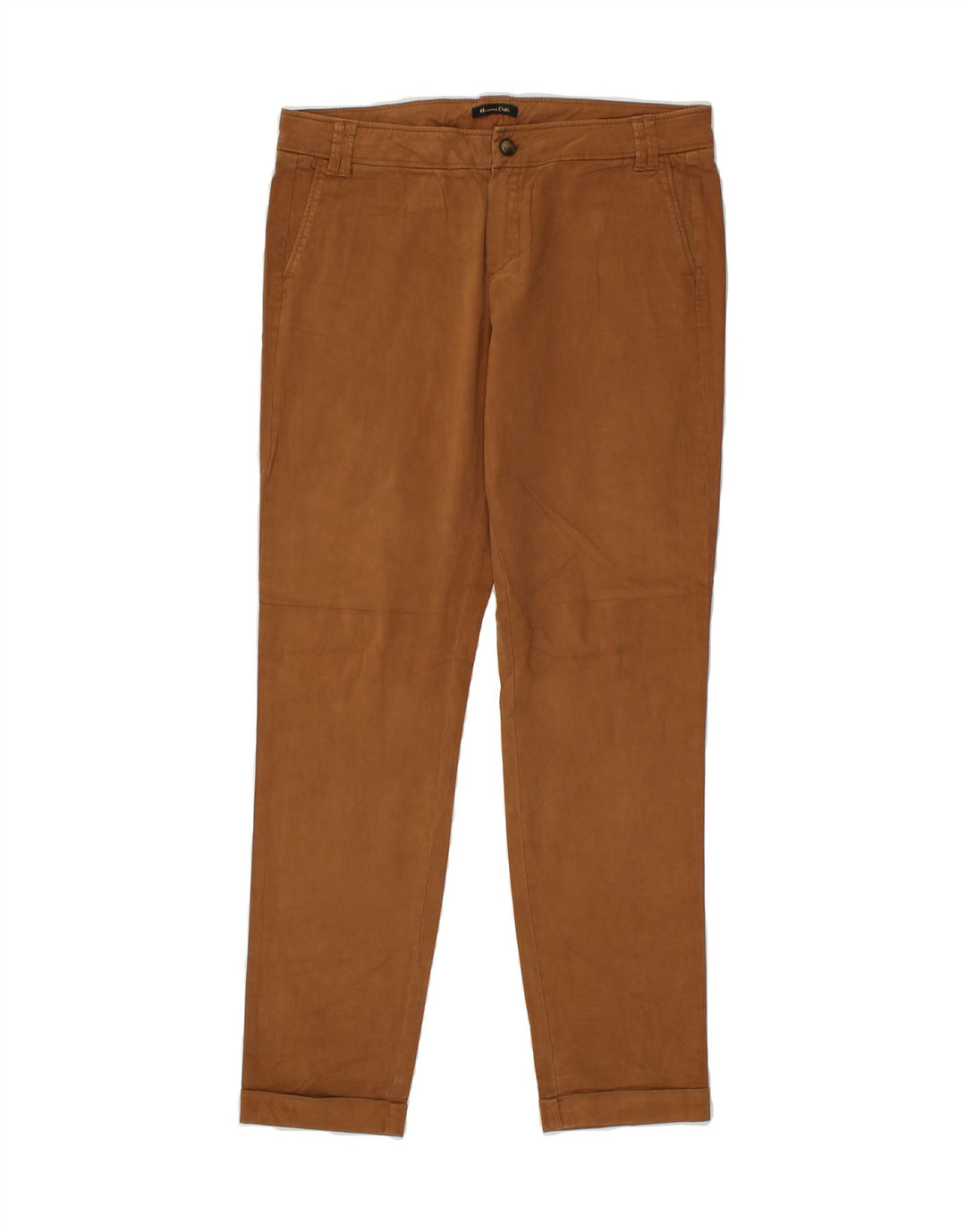 MASSIMO DUTTI Womens Slim Chino Trousers EU 40 Medium W30 L30  Brown Vintage Massimo Dutti and Second-Hand Massimo Dutti from Messina Hembry 