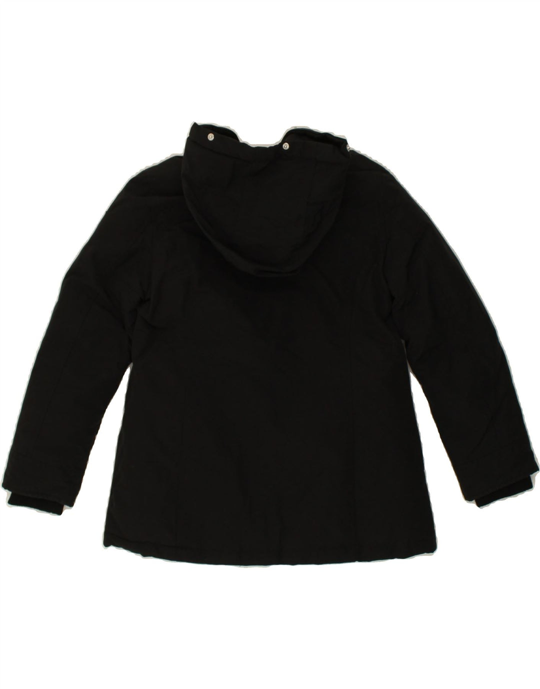 CHAMPION Girls Hooded Windbreaker Jacket 7-8 Years Small Black Cotton | Vintage Champion | Thrift | Second-Hand Champion | Used Clothing | Messina Hembry 
